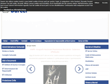 Tablet Screenshot of comune.burcei.ca.it